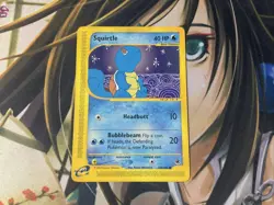 2002 Squirtle 132/165 Expedition Non-Holo Vintage Pokemon Card TCG NM - Image 2