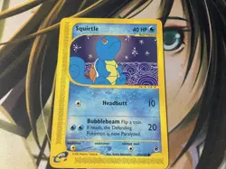 2002 Squirtle 132/165 Expedition Non-Holo Vintage Pokemon Card TCG NM - Image 5