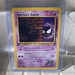 Pokemon Gym Challenge Sabrina's Gastly 96/132 Regular LP - Image 1