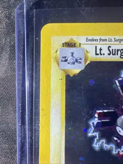 Pokemon TCG - Lt. Surge Magneto #8 - Pokemon Gym Heroes (2000)- Holo - NM - Image 3