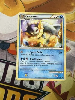 Vaporeon - 52/95 - Uncommon - Call of Legends - Pokemon Card - MP - Image 1