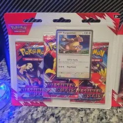 2x New Kangaskhan Destined Rivals 3 Pack Blisters Sealed Pokemon Scarlet Violet - Image 3