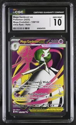 Mega Gardevoir EX *CGC 10* Ultra Rare *Mega Evolution* #159 *2025* Pokemon - Image 1