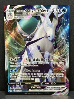 Pokemon TCG - Ice Rider Calyrex VMAX 046/198 Chilling Reign - NM - Image 1