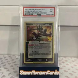 POKEMON 2021 CELEBRATIONS ETB PROMO GRENINJA GOLD STAR 144 PSA 9 - Image 1