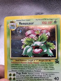 Pokemon Venusaur #13 Holo Black Star Promo Wizards Of The Coast 1999-2000 - Image 3