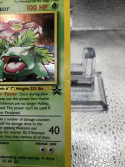 Pokemon Venusaur #13 Holo Black Star Promo Wizards Of The Coast 1999-2000 - Image 5