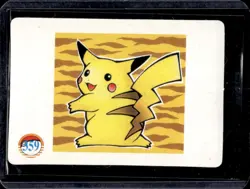 Pokemon Pocket Monsters Vending Blastoise Pikachu Holo Vintage Sticker #353 #359 - Image 2