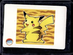 Pokemon Pocket Monsters Vending Blastoise Pikachu Holo Vintage Sticker #353 #359 - Image 2