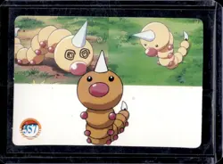 Pokemon Pocket Monsters Vending Pikachu Prism Holo Vintage Sticker #355 #357 - Image 2