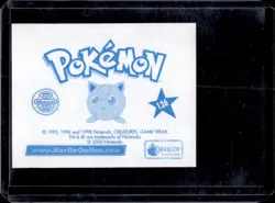 2000 Pokemon Merlin Stickers Series 2 Nintendo Venosaur Sticker #126 - Image 2