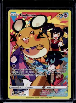 2022 Pokemon Brilliant Stars Dedenne Trainer Gallery FA Rare Holo #TG07/TG30 - Image 1