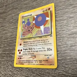 Pokemon TCG Hitmontop Neo Discovery 3 Holo Unlimited Holo Rare - Image 1