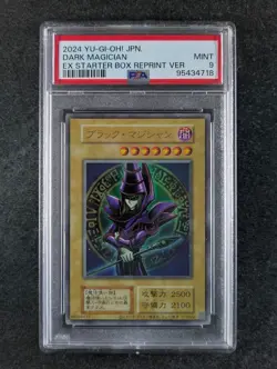 2024 YuGiOh! DARK MAGICIAN EX Starter Box Reprint Ultra Rare Japanese PSA 9 - Image 1