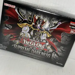 Yu-gi-oh Supreme Darkness Mini Four Pack Booster Box Sealed 1st Ed 25th/50c - Image 1