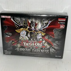 Yu-gi-oh Supreme Darkness Mini Four Pack Booster Box Sealed 1st Ed 25th/50c - Image 2