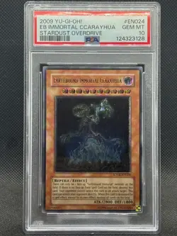 PSA 10 Yugioh! Earthbound Immortal Ccarayhua SOVR-EN024 Ultimate Rare POP 2!! - Image 1