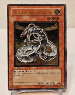 Ultimate Rare Proto-Cyber Dragon SOI-EN010 1st Edition Yugioh 956 - Image 1