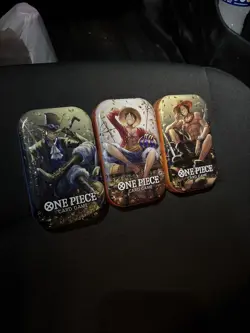 One Piece Tin Pack Set Vol 2 Set of 3 | TS-02 OP-13 | Factory Sealed Set Of 3 - Image 1