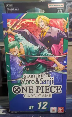 One Piece TCG Zoro & Sanji Starter Deck ST-12 English (SEALED) - Image 1