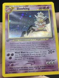 Pokemon Slowking Neo Genesis English 14/111 1st Edition Holo LP - Image 3