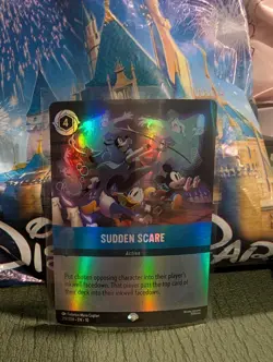 Sudden Scare 219/204 Foil Epic Whispers In The Well Disney Lorcana TCG - Image 1