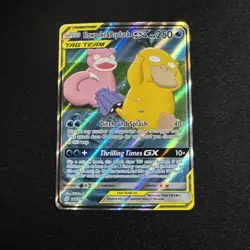 Slowpoke And Psyduck Gx Full Art Alternate 218/236 Tag Team - Image 4