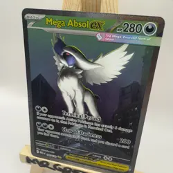 Pokemon TCG Mega Absol ex 180/132 Me01: Mega Evolution Holo SIR (NM) - Image 3