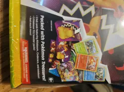 pokemon cards /w extras , 8 packs with 3 foil feature cards,stick sheets,etc - Image 4
