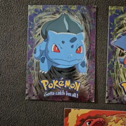 1999 Topps Pokemon First Movie & TV Animation Card Lot Vintage- 2 Holo All NM LP - Image 5