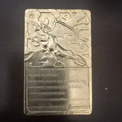 Charizard - 23K Gold Plated Pokemon Card Burger King Promotion 1999 Nintendo - Image 2