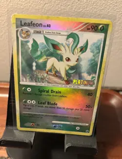 Leafeon 24/100 Majestic Dawn 2008 PLATINUM Reverse Holo Pokemon Card TCG - Image 2