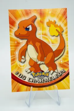 1999 Pokemon Topps TV Animation #5 Charmeleon Card RARE POKEMON LP+ - Image 1