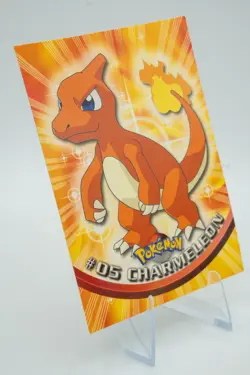 1999 Pokemon Topps TV Animation #5 Charmeleon Card RARE POKEMON LP+ - Image 2