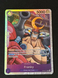 Franky (Super Rare)OP09-072 SR Emperors in the New World/ENGLISH ONE PIECE Card - Image 1