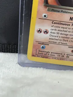 Pokemon TCG Dark Charizard 4/82 Team Rocket Holo Rare Card LP Vintage - Image 2