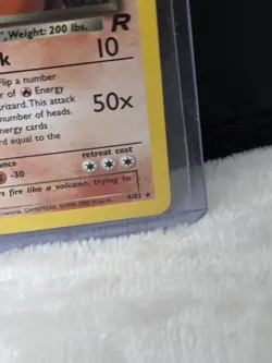 Pokemon TCG Dark Charizard 4/82 Team Rocket Holo Rare Card LP Vintage - Image 3