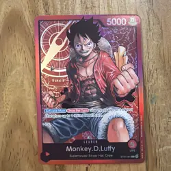 Monkey.D.Luffy ST01-001 - One Piece Card Game Starter Deck 1 Straw Hat Crew Foil - Image 1