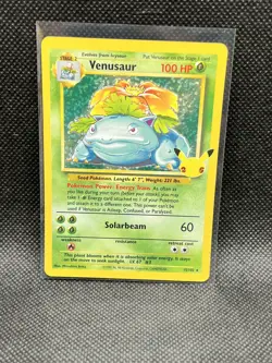 Venusaur 15/102 Celebrations 25th Anniversary NM Holo Foil Rare Pokemon Card - Image 1
