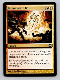 Intimidation Bolt 99 U Alara Reborn Magic The Gathering NM - Image 1