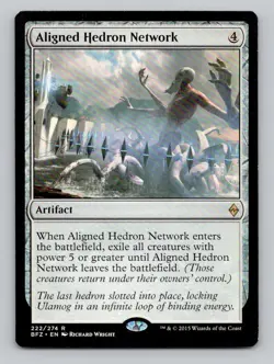 Aligned Hedron Network 222 R Battle for Zendikar Magic The Gathering NM - Image 1