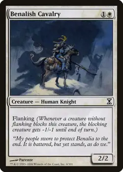 Benalish Cavalry 4 C Time Spiral Magic The Gathering NM - Image 1