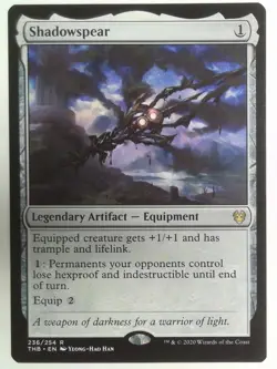 MTG Magic the Gathering Shadowspear (236/412) Theros Beyond Death LP - Image 1