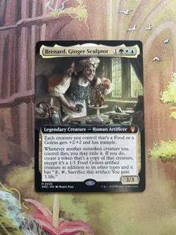 MTG Brenard, Ginger Sculptor Extended Art - Wilds of Eldraine Commander NM - Image 1