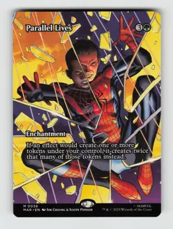 Parallel Lives (Borderless)*Non-Foil* Marvel Universe Eternal-Legal 36 NM - Image 1