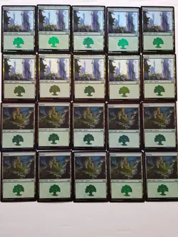 20x FOIL FORESTS - Varios Sets - MTG - Magic the Gathering - Image 1