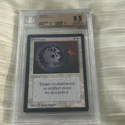 Magic The Gathering MTG Beta Disenchant BGS 9.5 (9.5, 9, 9.5, 9.5) Gem Mint - Image 2