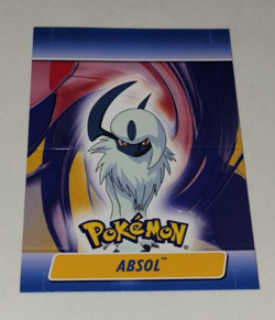 2004 POKEMON Absol #1 POP-UPS Advanced Challenge CHASE CARD Nice NM Topps * RARE - Image 3