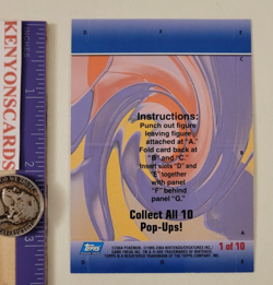 2004 POKEMON Absol #1 POP-UPS Advanced Challenge CHASE CARD Nice NM Topps * RARE - Image 5