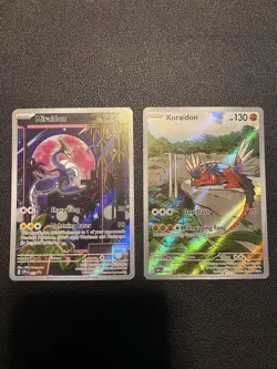 Koraidon 013 & Miraidon 014 SET SVP Black Star Promo Pokemon TCG - Image 1